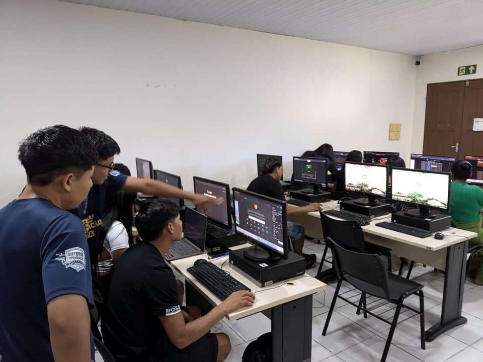 Aula inaugural do curso de Informática Básica Indígenas e Quilombolas